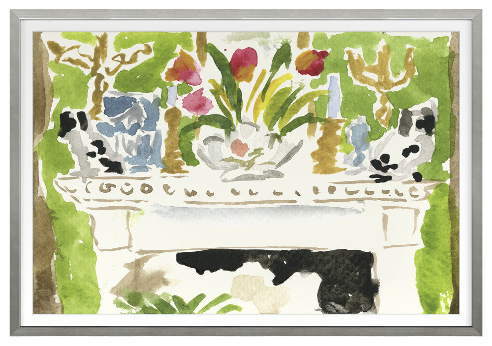 Mantle Fine Art Print, Silver, 25"x36"