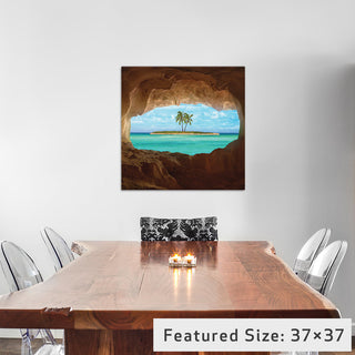 "Paradise Gallery" by Matt Anderson, 12x12x1.5"