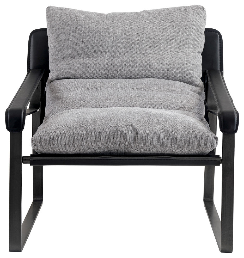 Connor Fabric Club Chair Snowfolds Gray