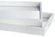 Modern Elegant White Wood Serving Trays Set 2 Mirror Bottom Sleek Minimalist