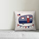 American Camper 18x18 Throw Pillow
