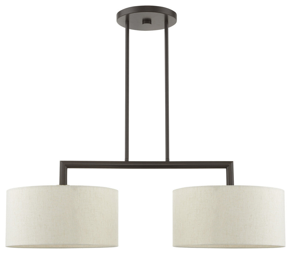 English Bronze Timeless, Transitional, Linear Chandelier