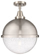 Innovations 447-1C-SN-HFS-124-SN-LED 1 Light Flush Mount, Brushed Satin Nickel