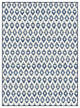 Sullivan's Island Accent Rug, Indoor/Outdoor, Marine, 7'x11'