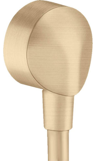 Hansgrohe FixFit Wall Outlet With Check Valves, Brushed Bronze