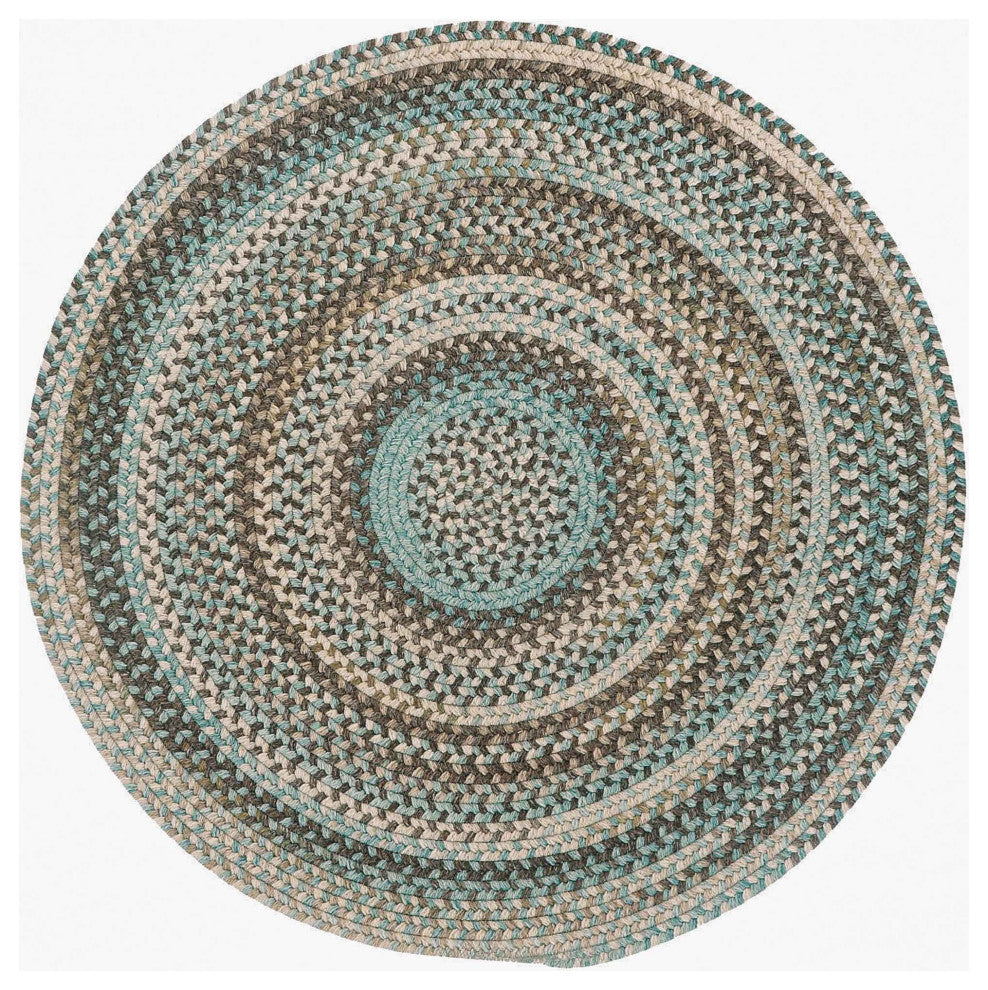 Capel Kill Devil Hill Tan Hues 0210_700 Braided Rugs - 8' 6" Round