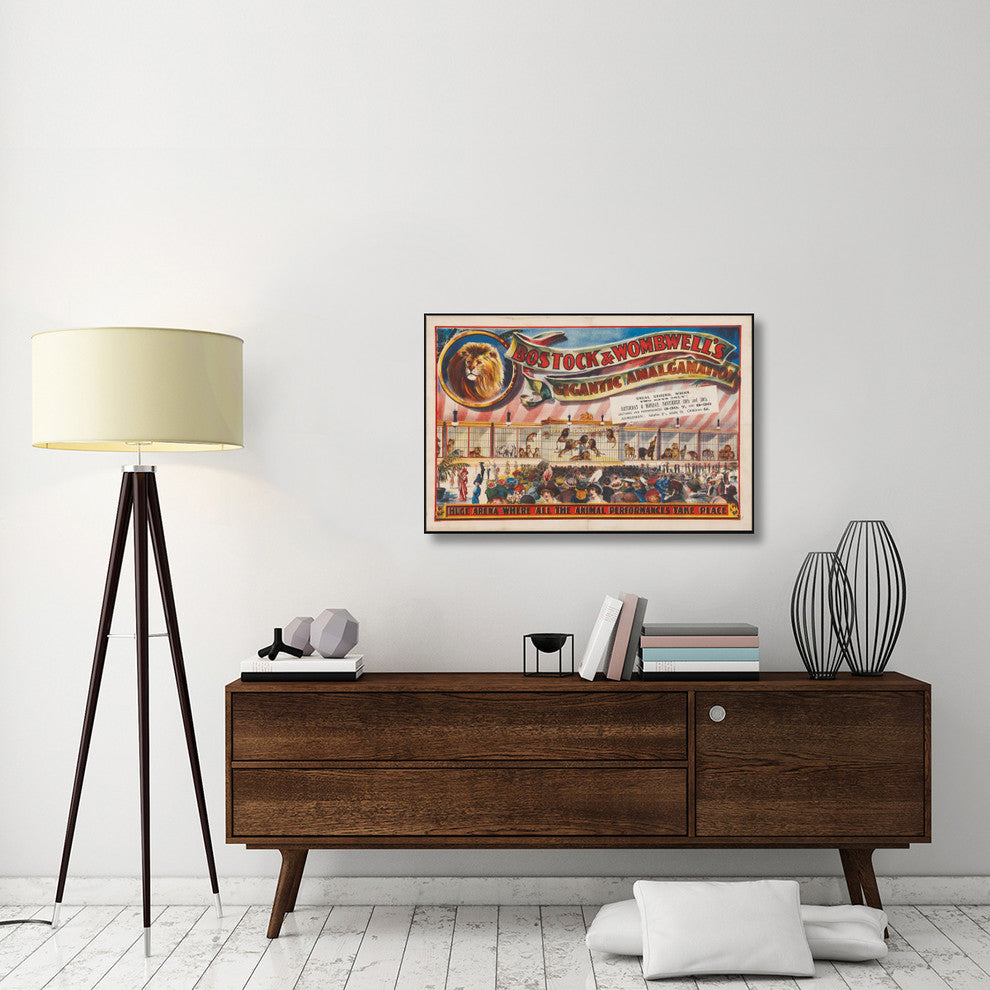 "Circus 1900" Stretched Canvas Giclee by Hollywood Photo Archive, 40x27"