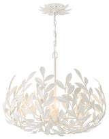 Broche 5-Light Chandelier, Matte White