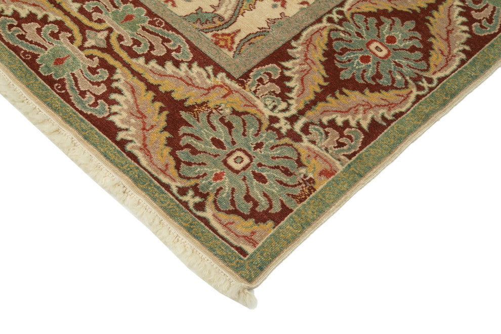 Rug N Carpet - Handwoven Oriental 6' 6" x 9' 1" Soft Oushak Area Rug