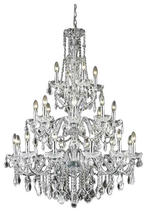 Elegant Lighting St. Francis 36" 24 Light Royal Crystal Chandelier