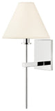 Hudson Valley Graham 1 Light Wall Sconce 8861-PN, Polished Nickel