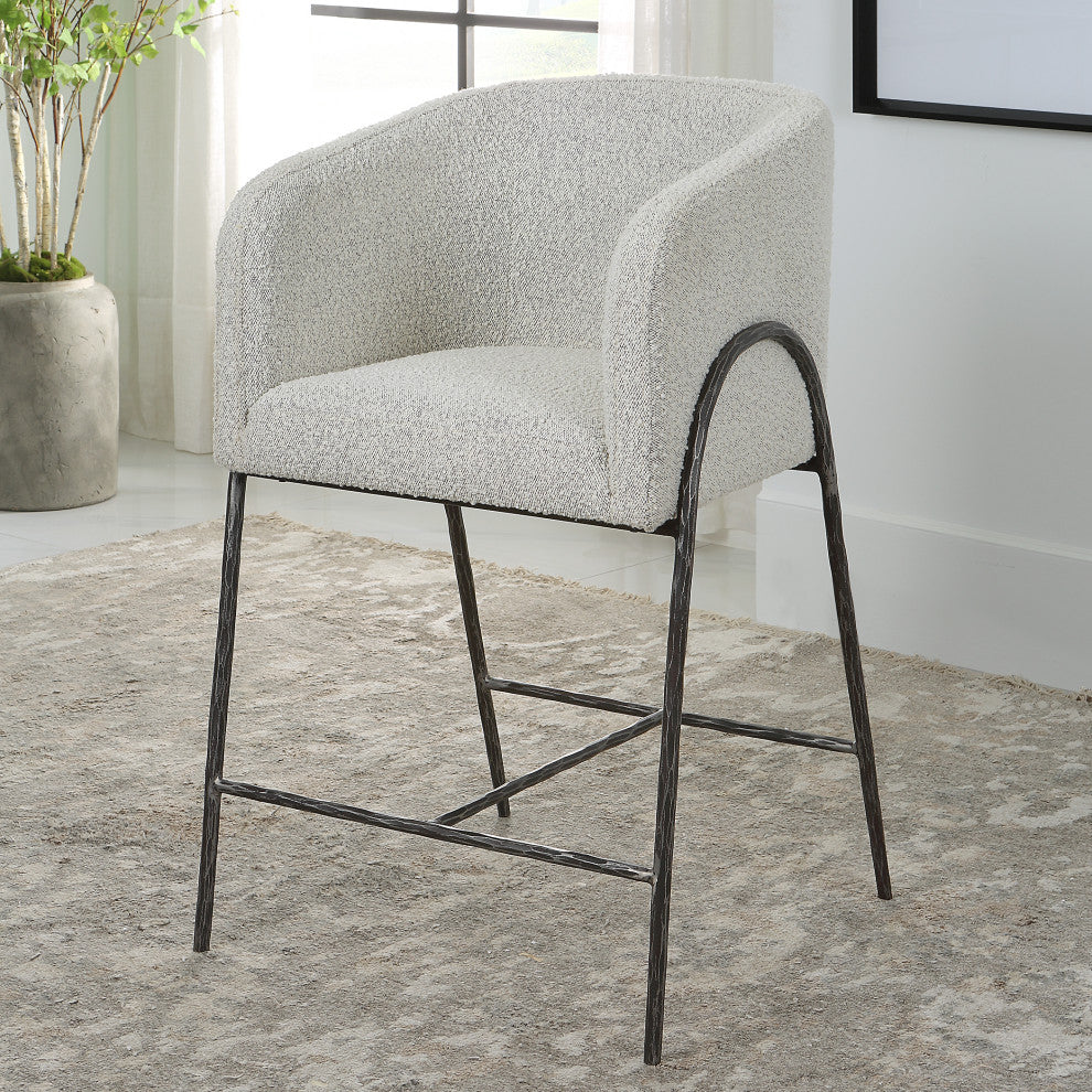 Jacobsen Gray 27" Counter Stool"