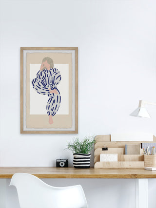 "Take the Risk" Framed Painting Print, 20x30