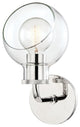 Noelle 1-Light Bath Bracket, Polished Nickel