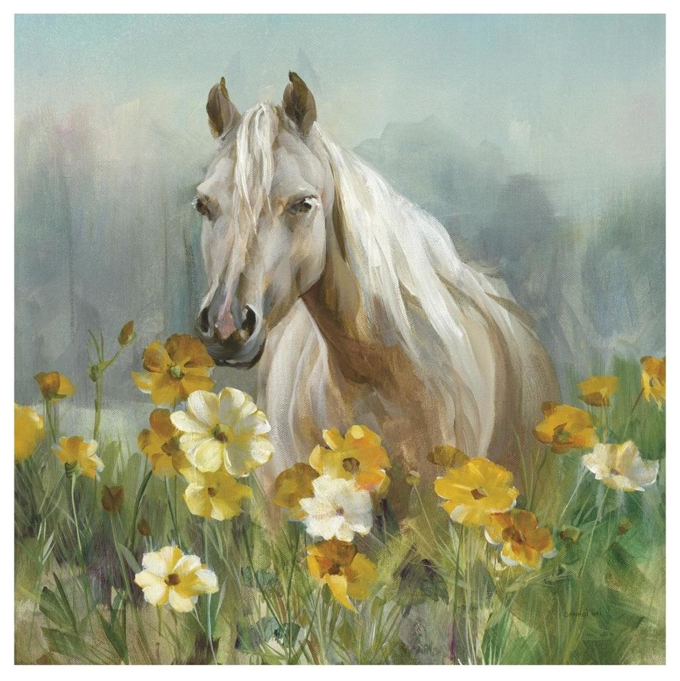"Farm and Field II Crop" Digital Paper Print by Danhui Nai, 26"x26"