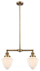 Innovations 209-BB-G661-7-LED 2 Light 24" Island Light, Brushed Brass