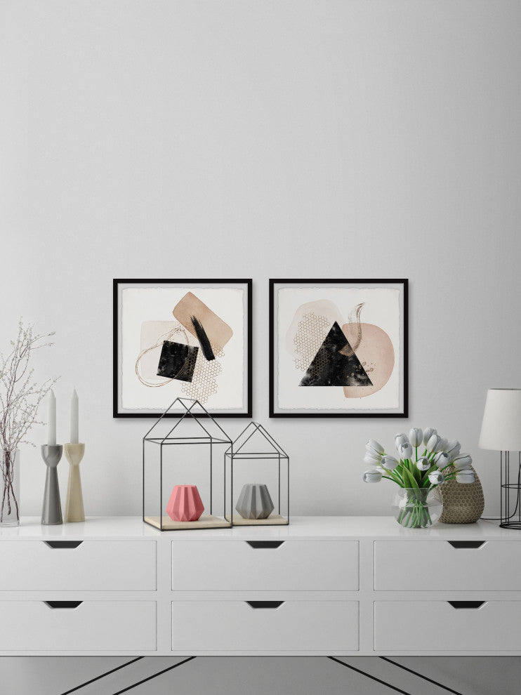 Mysteries of the Pyramid Diptych, 2-Piece Set, 32x32 Panels