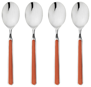 Fantasia Coffee Spoon Set 4-Piece Set, Rust