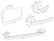 Chicago Series Chrome Bathroom 4 Piece Accessory Set (18)