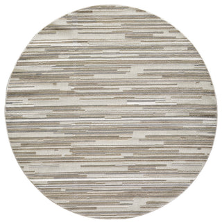 Calla Denni Indoor/Outdoor Rug, Grey, 7'10' Round