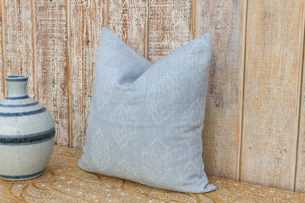 Chimalli Aztec Block Print Pillow