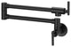 VEVOR Pot Filler Faucet Solid Brass Wall Mount Kitchen Faucet 26.4", Matte Black