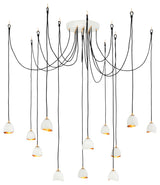 Hinkley Lighting 35908 Nula 12 Light 60"W Lisa McDennon Multi - Shell White