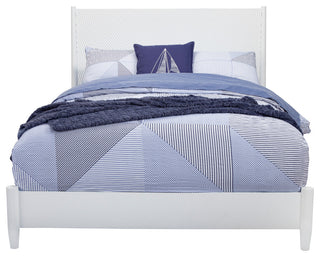 Tranquility Full Panel Bed, White