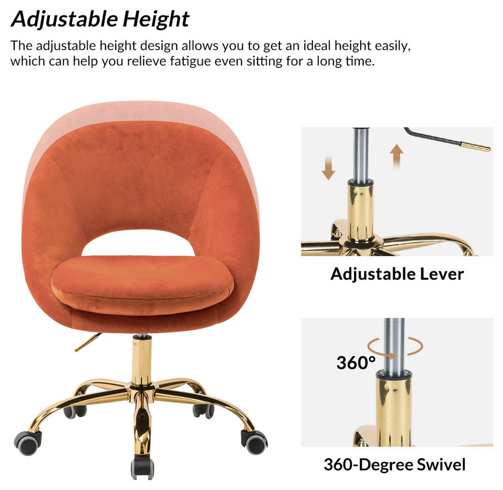 Savas Task Chair, Orange
