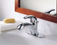 Delta Classic Single Handle Bathroom Faucet, Chrome, 583LF-WF
