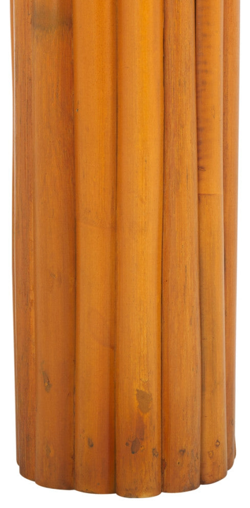 Safavieh Couture Bayaround Rattan Round Accent Table, Natural