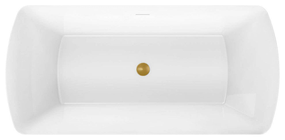 Camille 67 Inch Freestanding Double Ended Tub