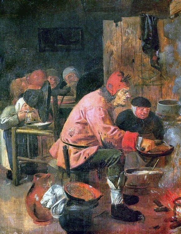 Adriaen Brouwer The Pancake Baker, 21"x28" Wall Decal Print