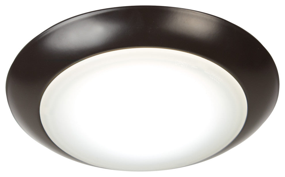 Disc LED Energy Star Flush Mount, Bronze
