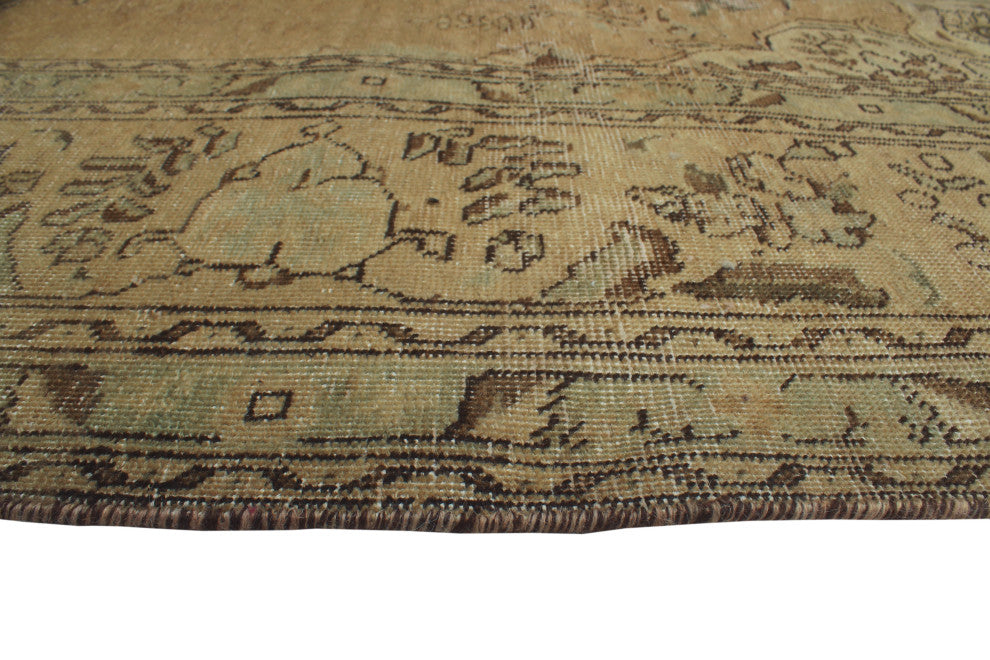 Fine Vintage Distressed Stan Gold Rug