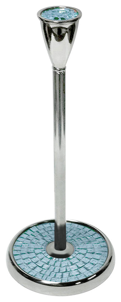 nu steel Mosaic Paper Towel Holder, Aqua