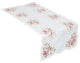 Blush Embroidered Cutwork Table Runner, White, 16"x34"
