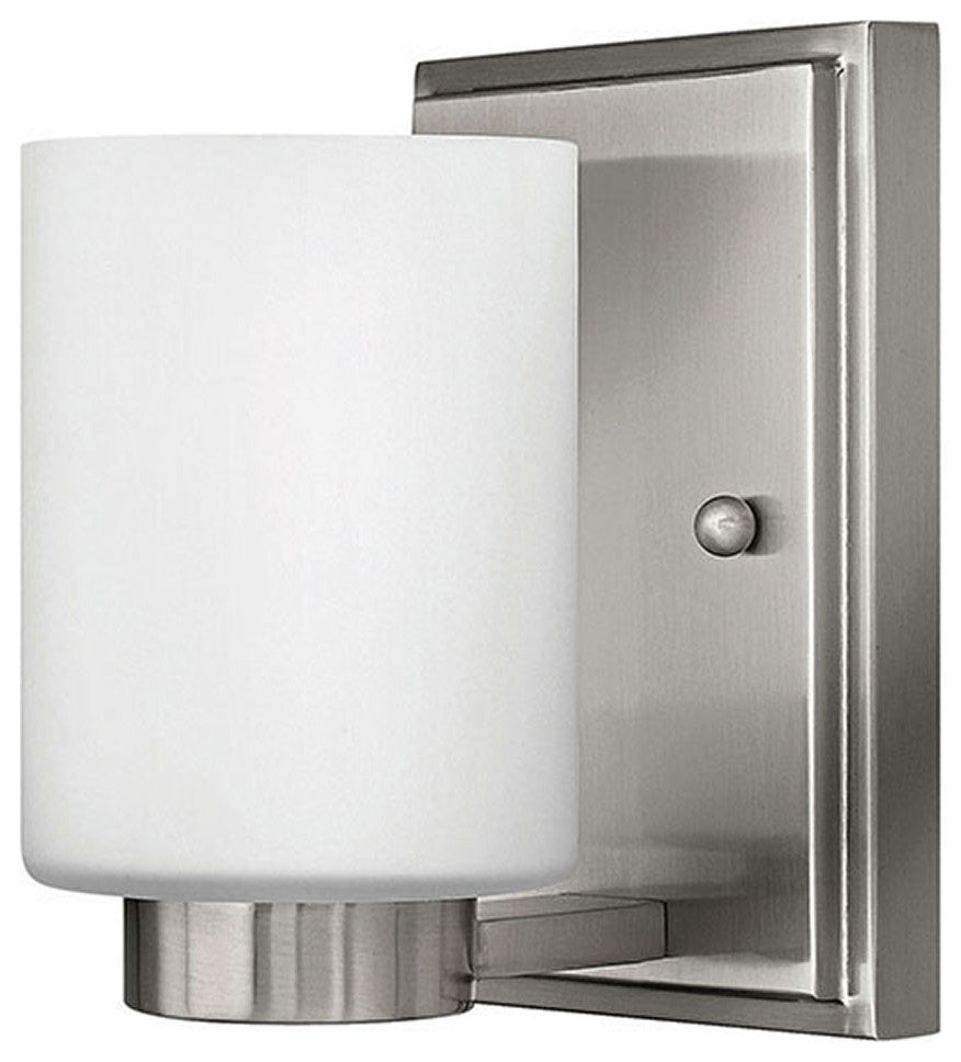 Hinkley Miley Small Single Light Vanity, Brushed Nickel