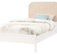 Siena Ash Wood Bed, White, Twin