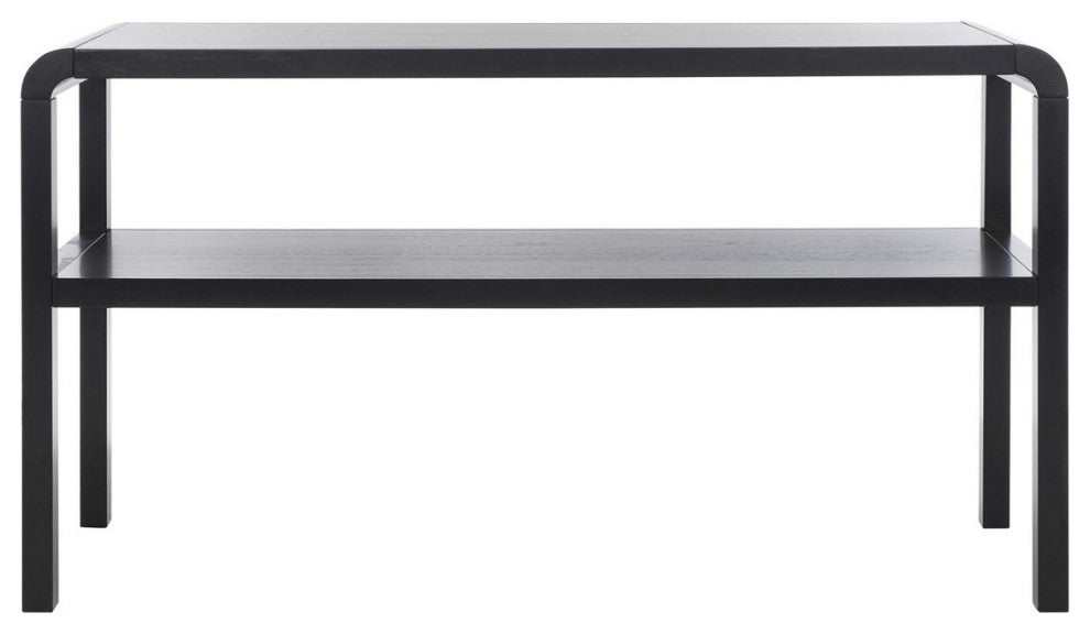 Safavieh Omara 2 Tier Console Table, Black