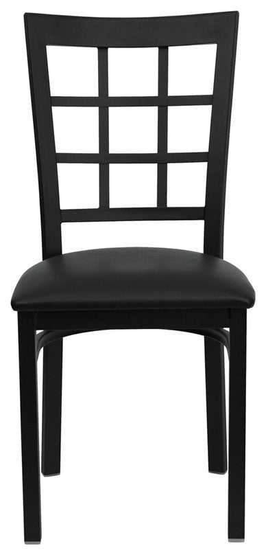 Black Restaurant Chair, Black