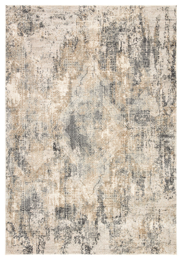 Jaipur Living Ramsey Medallion Gray/ Gold Area Rug 3'11"X5'11"