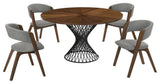 Cirque Rowan 5 Piece Walnut Dining Set