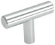 Cosmas 305CH Polished Chrome Euro Style T Bar Cabinet Knob [25-PACK]