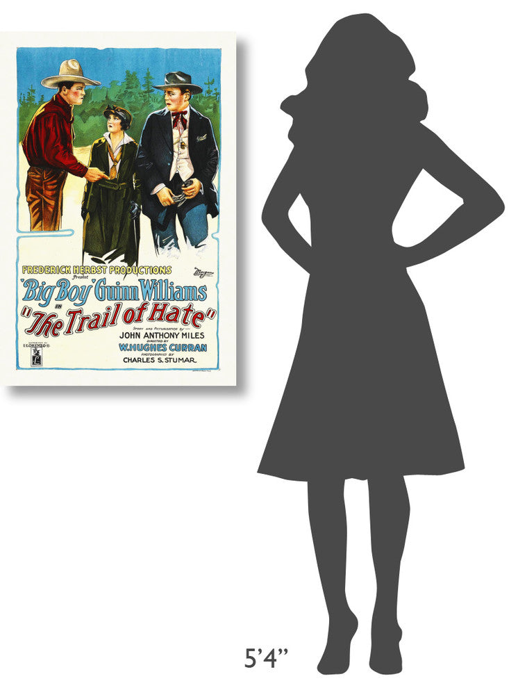 "Trail of Hate" Stretched Canvas Giclee by Hollywood Photo Archive, 24x36"