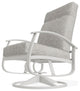 Belle Isle Cushion Deep Seat Outdoor Swivel Rocker, Hither Pewter/Snow