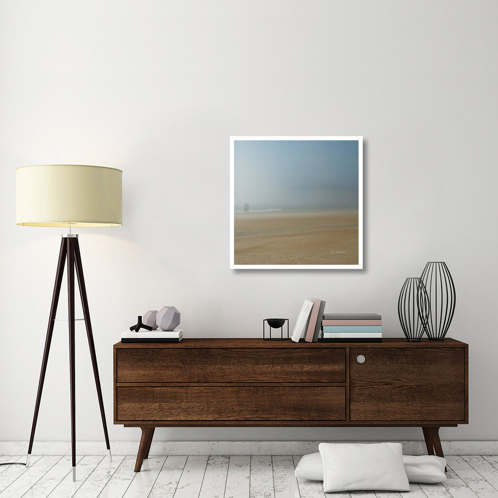 "Beach Stroll" Digital Paper Print by Sue Schlabach, 32"x32"