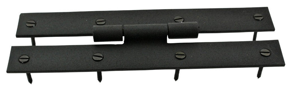 4 Forged Iron Door Flush Hinges H Style 7 inches H