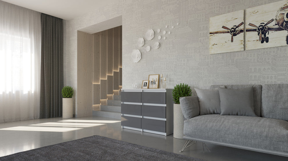 ECHO Dresser, White/Grey