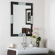 Francisco Large Frameless Wall Mirror
